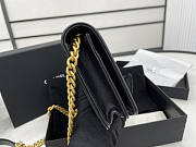 Chanel Boy Bag Wallet On Chain Black Gold Lambskin 19x12x3.5cm - 5