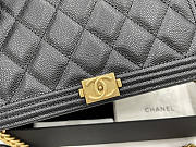 Chanel Boy Bag Wallet On Chain Black Gold Caviar 19x12x3.5cm - 3