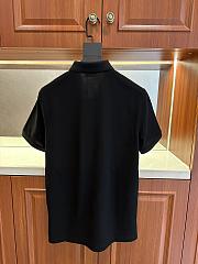 Dior CD Icon Polo Black Shirt - 4