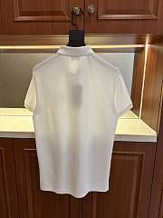 Dior CD Icon Polo White Shirt - 4