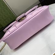 Gucci GG Marmont Shoulder Bag Pink 22cm - 6