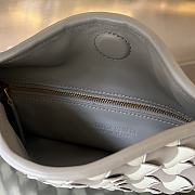 Bottega Veneta Hop Bag Agate Grey Glacier 41x20.5x7.5cm - 6