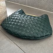 Bottega Veneta Sardine Top Handle Bag Green 33x20x4cm - 2