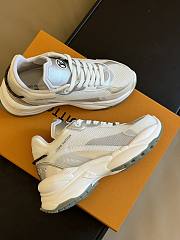 Louis Vuitton LV Run 55 Trainers Silver Sneaker - 3