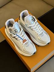 Louis Vuitton LV Run 55 Trainers Silver Sneaker - 2