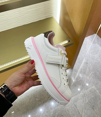 Louis Vuitton LV Time Out Sneaker White Pink