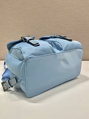 Prada Backpack Bag Re-nylon Blue 33x24x13cm - 4