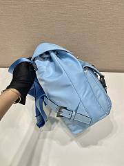 Prada Backpack Bag Re-nylon Blue 33x24x13cm - 3