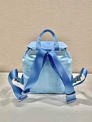 Prada Backpack Bag Re-nylon Blue 33x24x13cm - 2