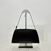 The Row Dalia Baguette in Leather Black 27x24x5cm - 2