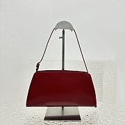 The Row Dalia Baguette in Leather Red 27x24x5cm - 4