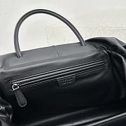 The Row Elio Bourse Black Bag 44x20x36cm - 3