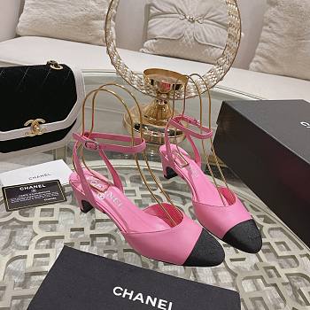 Chanel Slingback Pump Pink 5cm