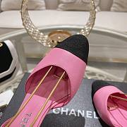 Chanel Slingback Pump Pink 5cm - 5