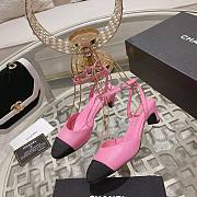 Chanel Slingback Pump Pink 5cm - 3