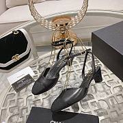 Chanel Slingback Pump Black 5cm - 3