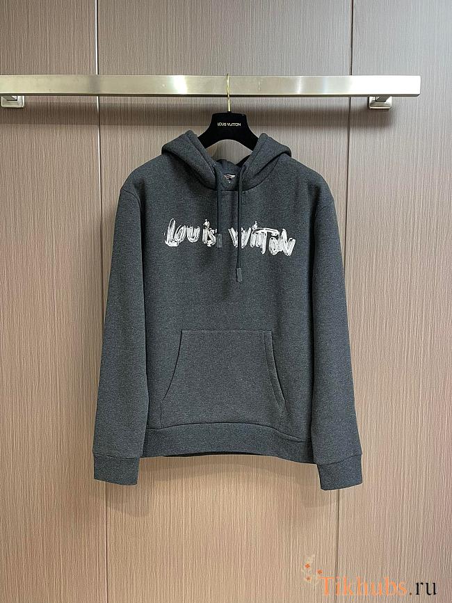 Louis Vuitton LV Grey Hoodie  - 1