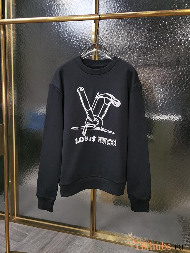 Louis Vuitton LV Black Hoodie - 1