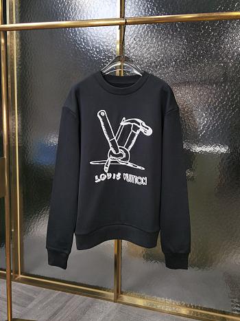 Louis Vuitton LV Black Hoodie