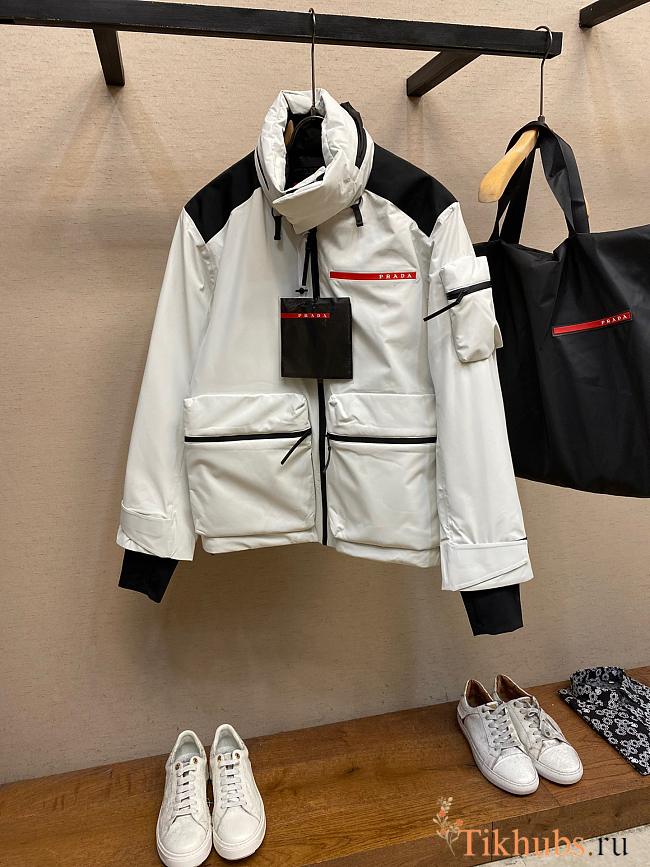 Prada Technical Fabric Ski Windbreaker White - 1