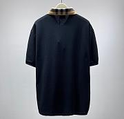 Burberry Check-Collar Polo Shirt - 3