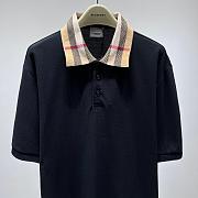 Burberry Check-Collar Polo Shirt - 5