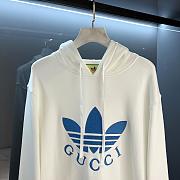 Adidas x Gucci White Hoodies  - 2