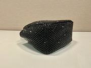 Prada Embellished Satin Mini Handbag Black 18x16x10cm - 6