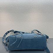 Balenciaga Neo Cagole XS Denim Blue Bag 26x11x18cm - 6