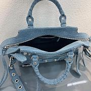 Balenciaga Neo Cagole XS Denim Blue Bag 26x11x18cm - 2