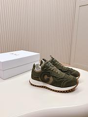 Dior C'est Sneaker Khaki Suede Calfskin Mesh - 1