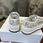 Dior Walk'n'Dior Platform Sneaker White Gold  - 5