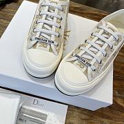 Dior Walk'n'Dior Platform Sneaker White Gold  - 3