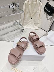 Dior Dioract Sandals Lambskin Light Pink - 4