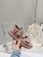 Dior Dioract Sandals Lambskin Light Pink - 3