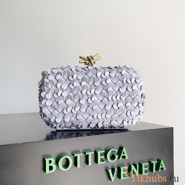 Bottega Veneta Knot Purple Bag 19x11.5x5cm - 1