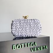 Bottega Veneta Knot Purple Bag 19x11.5x5cm - 1