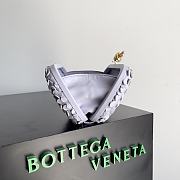 Bottega Veneta Knot Purple Bag 19x11.5x5cm - 6
