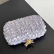 Bottega Veneta Knot Purple Bag 19x11.5x5cm - 2