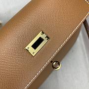 Hermes Kelly 25 Epsom Gold GHW 25cm - 6