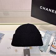Chanel Black Beanie - 2