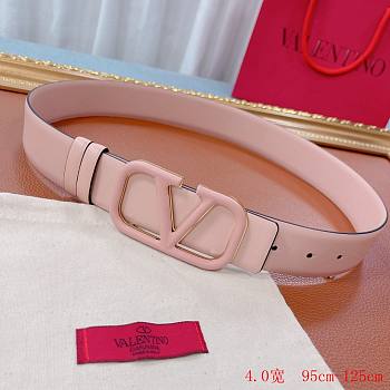 Valentino Pink Belt 4cm