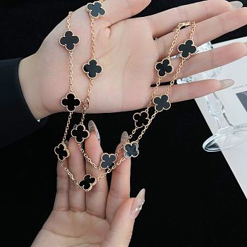 Van Cleef & ArPels Alhambra Long Black Necklace