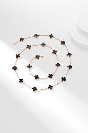 Van Cleef & ArPels Alhambra Long Black Necklace - 3