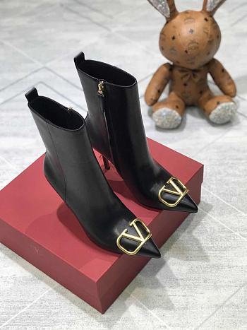 Valentino Black Boots Heel 8cm