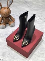 Valentino Black Boots Heel 8cm - 4