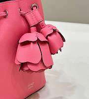 Fendi Mon Tresor Pink Leather Mini-bag 3D Roses 18x12x10cm - 3