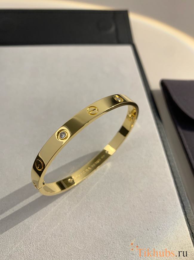 Cartier Gold Bracelet with Diamond - 1