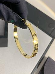 Cartier Gold Bracelet with Diamond - 4