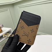 Louis Vuitton LV Romy Card Holder Black 12x8x0.8cm - 4